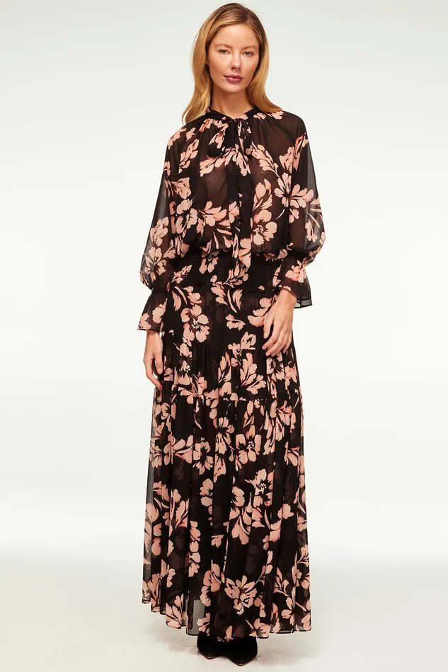 Women MISA Los Angeles Matching Sets BAR SKIRT Auric Flora