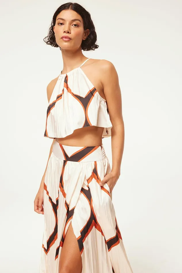 Women MISA Los Angeles Skirts and Shorts BALENA SKIRT Los Cabos Geo