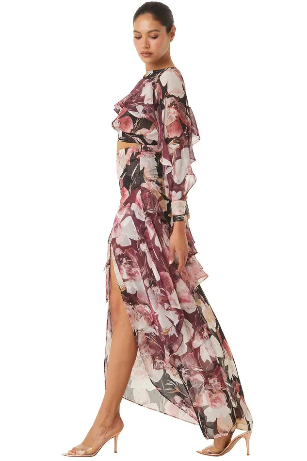 Women MISA Los Angeles Skirts and Shorts FRANCA SKIRT Flora Tropical Mix