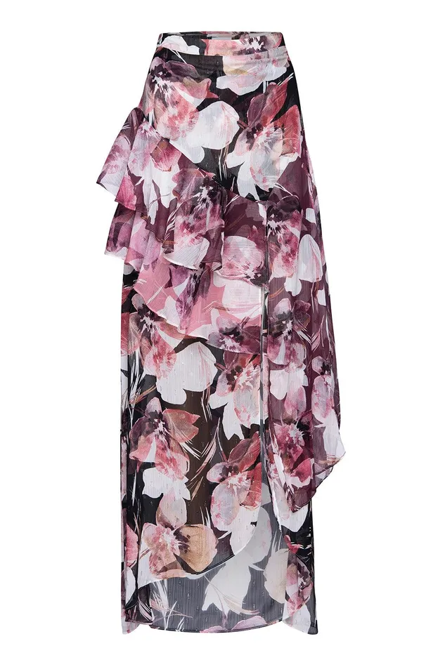 Women MISA Los Angeles Skirts and Shorts FRANCA SKIRT Flora Tropical Mix