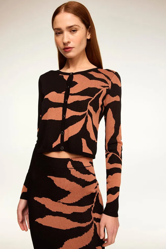 Women MISA Los Angeles Tops JOANA CARDIGAN Fernal Glow