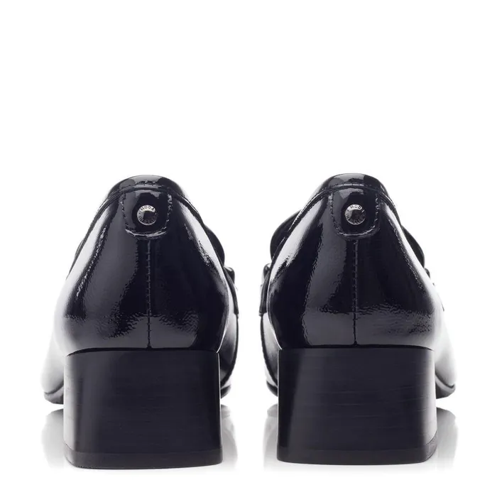 Women Moda In Pelle Brogues And Loafers Coutance Black Patent Leather