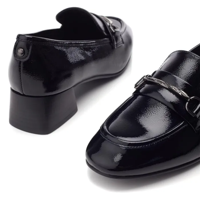Women Moda In Pelle Brogues And Loafers Coutance Black Patent Leather