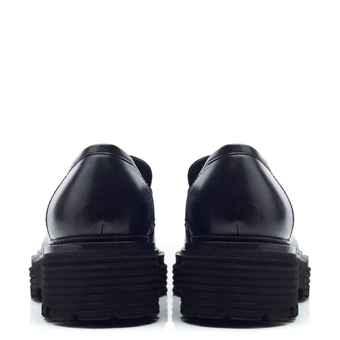 Women Moda In Pelle Casual Shoes Bsoleful BLaker Black Leather