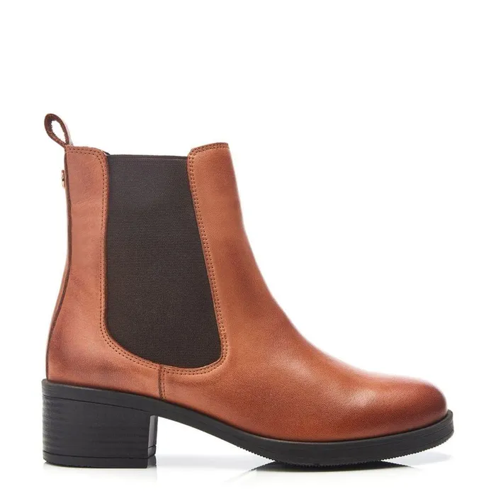 Women Moda In Pelle Chelsea Boots Brooki Tan Leather