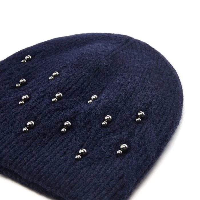 Women Moda In Pelle Hats Promysehat Navy Textile Women Moda In Pelle Hats Promysehat Navy Textile