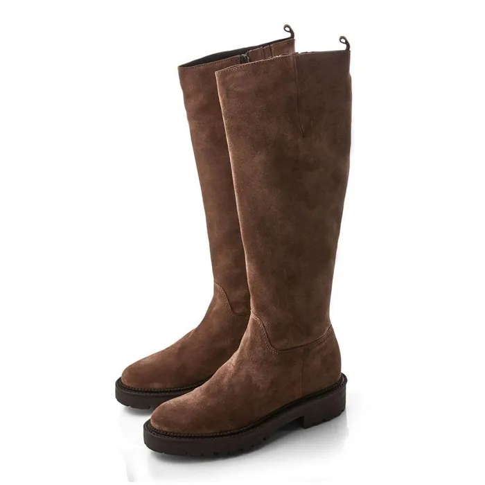 Women Moda In Pelle Riding And Flat Boots Shoon Sh Casalis Taupe Suede Women Moda In Pelle Riding And Flat Boots Shoon Sh Casalis Taupe Suede