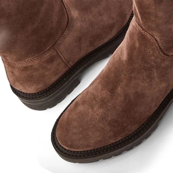 Women Moda In Pelle Riding And Flat Boots Shoon Sh Casalis Taupe Suede Women Moda In Pelle Riding And Flat Boots Shoon Sh Casalis Taupe Suede
