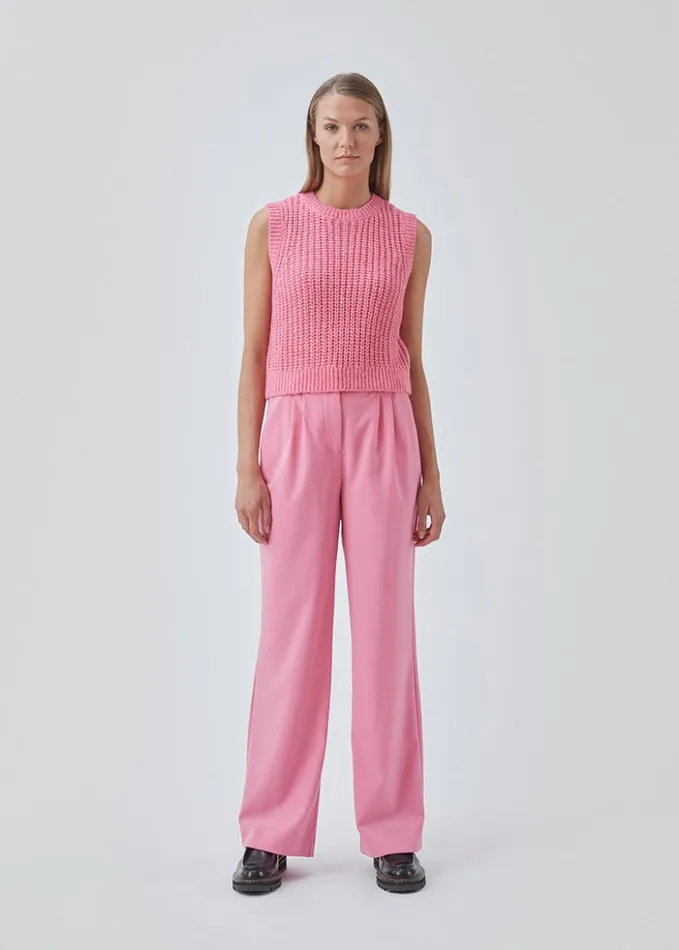 Women Modstrm Blouses and Knitwear BlakelyMD Vest Cosmos Pink