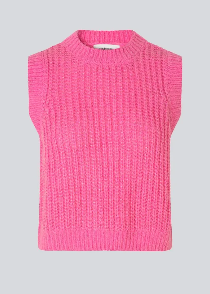Women Modstrm Blouses and Knitwear BlakelyMD Vest Cosmos Pink Women Modstrm Blouses and Knitwear BlakelyMD Vest Cosmos Pink