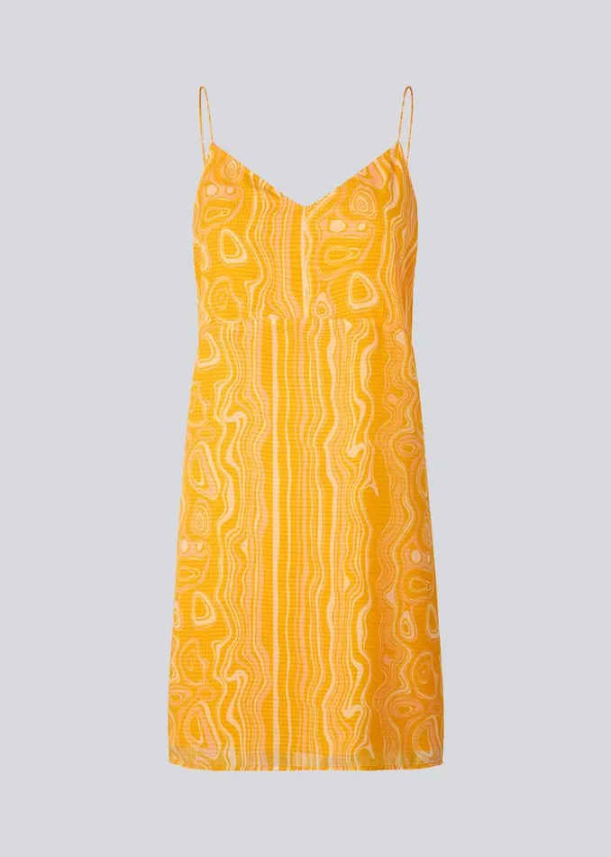 Women Modstrm Dresses DonteMD Print Strap Dress Peachy Swirl Women Modstrm Dresses DonteMD Print Strap Dress Peachy Swirl