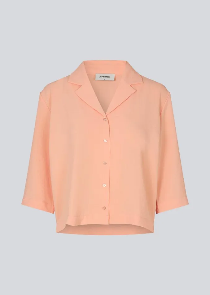 Women Modstrm Shirts AaliyahMD Shirt Peach Nectar