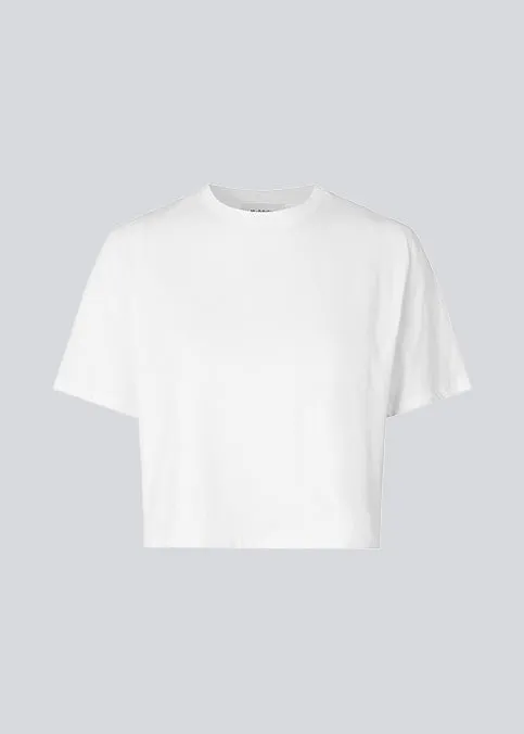 Women Modstrm TShirts CadakMD Crop Tshirt White