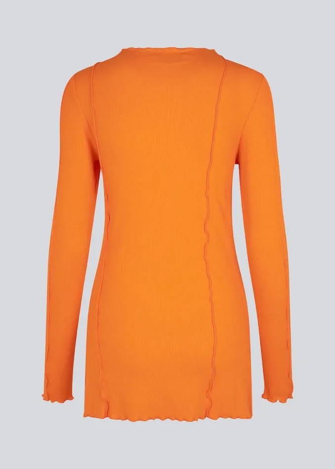 Women Modstrm Tops CassieMD LS Top Vibrant Orange Women Modstrm Tops CassieMD LS Top Vibrant Orange