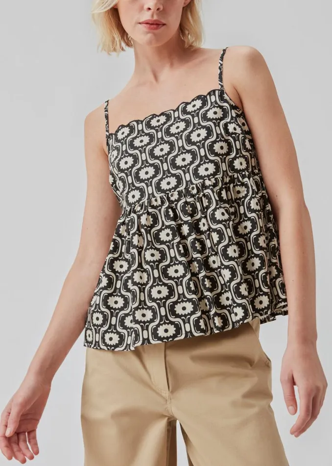 Women Modstrm Tops CoraMD Print Top Seventies Fleur