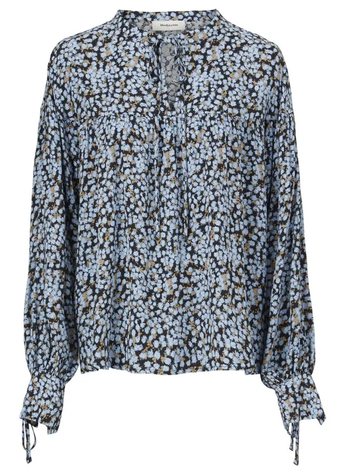 Women Modstrm Tops Menna Print Top Forest Fleur Women Modstrm Tops Menna Print Top Forest Fleur