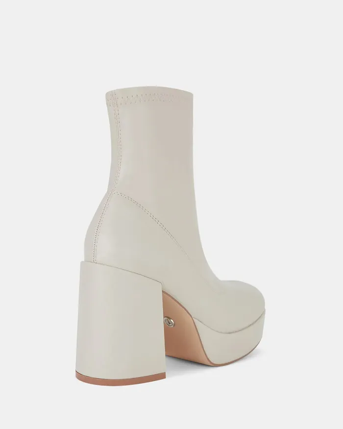 Women NOVO Shoes JURIAN CREAM Platform Boots