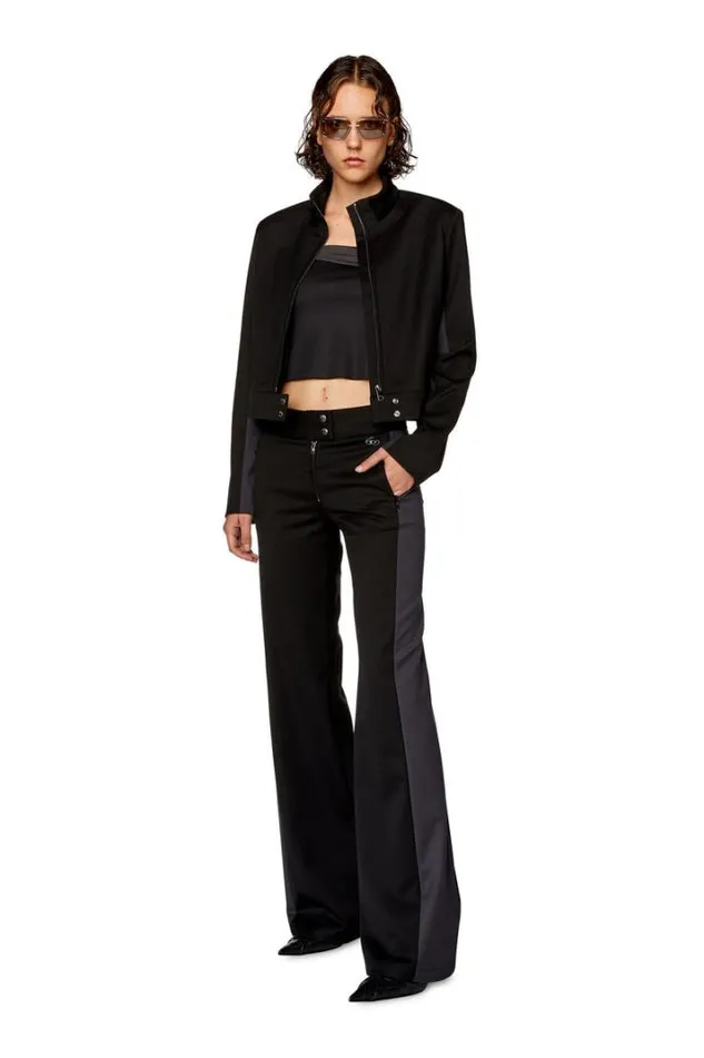 Women PPritha Blackblue Diesel Trousers And Shorts