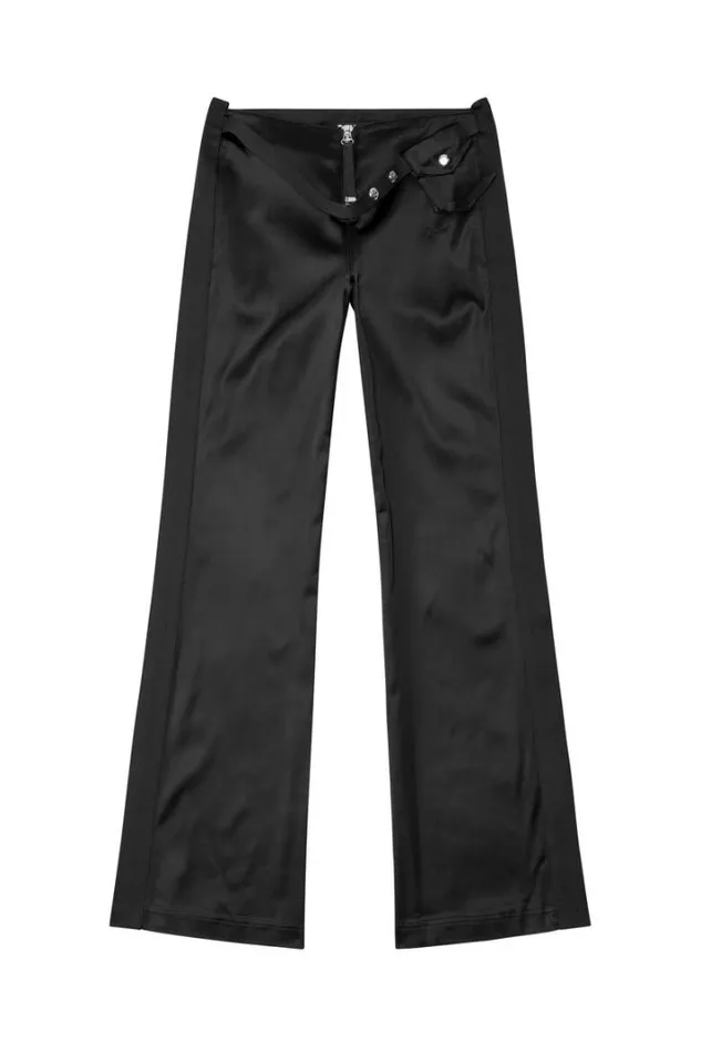 Women PStella Black Diesel Trousers And Shorts Women PStella Black Diesel Trousers And Shorts
