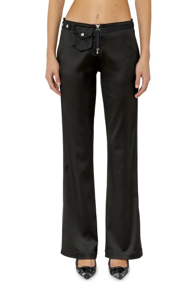 Women PStella Black Diesel Trousers And Shorts Women PStella Black Diesel Trousers And Shorts