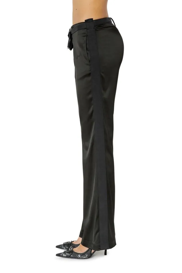 Women PStella Black Diesel Trousers And Shorts Women PStella Black Diesel Trousers And Shorts
