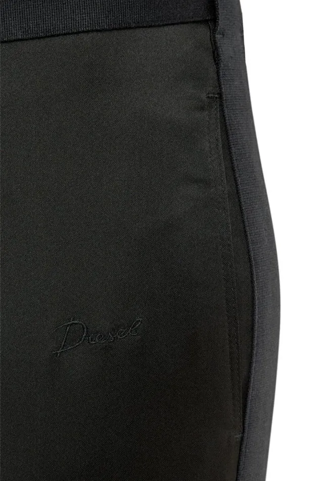 Women PStella Black Diesel Trousers And Shorts Women PStella Black Diesel Trousers And Shorts