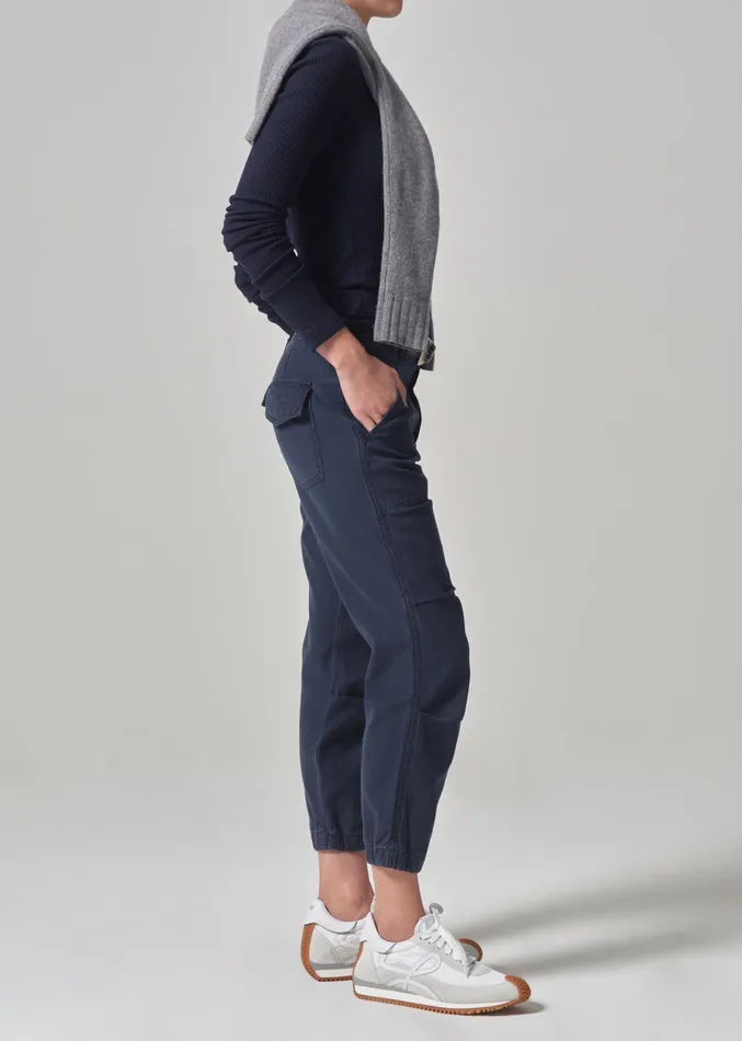 Women Pants Citizens Of Humanity Agni Utility Trouser In Washed Marine
