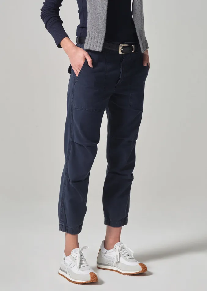 Women Pants Citizens Of Humanity Agni Utility Trouser In Washed Marine