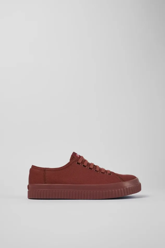 Women Peu Roda Red TENCEL Shoes Camper Sneakers Women Peu Roda Red TENCEL Shoes Camper Sneakers