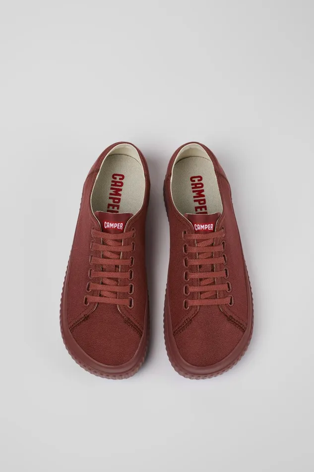 Women Peu Roda Red TENCEL Shoes Camper Sneakers Women Peu Roda Red TENCEL Shoes Camper Sneakers