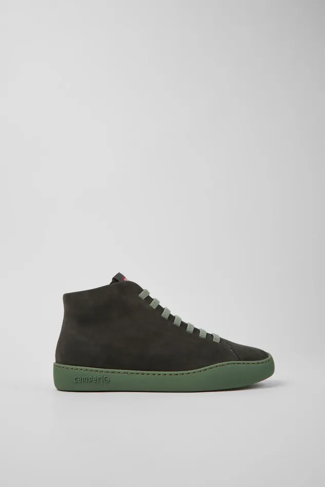 Women Peu Touring Gray Nubuck Sneakers Camper Ankle Boots Women Peu Touring Gray Nubuck Sneakers Camper Ankle Boots