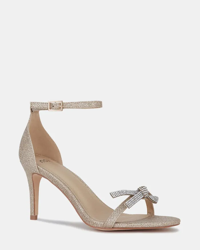 Women PILLOWTALK GOLD Stilettos NOVO Shoes