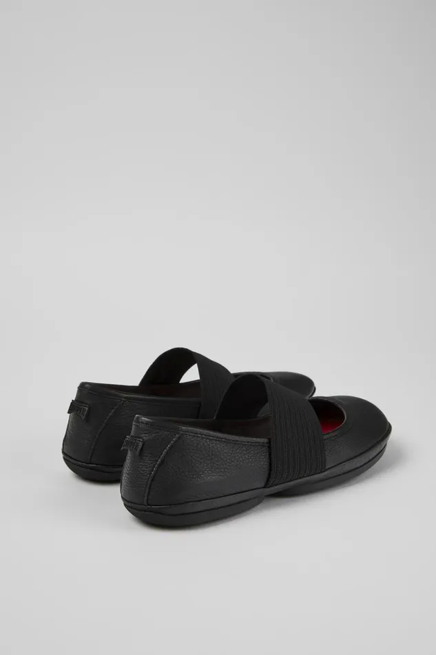 Women Right Black Leather Ballerina Camper Ballerinas Women Right Black Leather Ballerina Camper Ballerinas