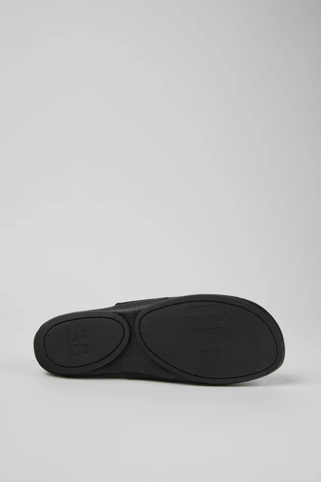 Women Right Black Leather Ballerina Camper Ballerinas Women Right Black Leather Ballerina Camper Ballerinas