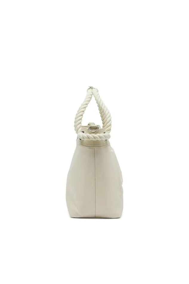 Women Rope Tote M White Diesel Shopping Bags Women Rope Tote M White Diesel Shopping Bags