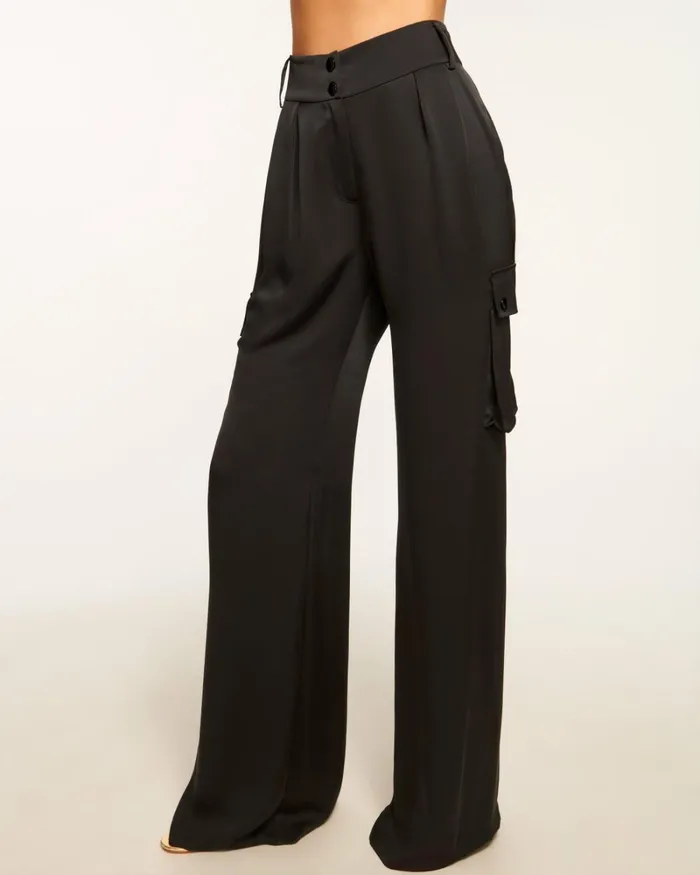 Women Rumer Wide Leg Cargo Pant Ivory Ramy Brook Pants Women Rumer Wide Leg Cargo Pant Ivory Ramy Brook Pants