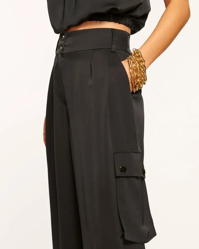 Women Rumer Wide Leg Cargo Pant Ivory Ramy Brook Pants Women Rumer Wide Leg Cargo Pant Ivory Ramy Brook Pants