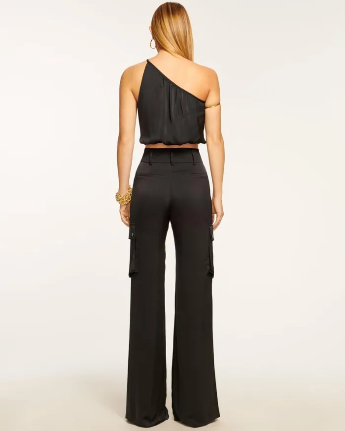 Women Rumer Wide Leg Cargo Pant Ivory Ramy Brook Pants Women Rumer Wide Leg Cargo Pant Ivory Ramy Brook Pants