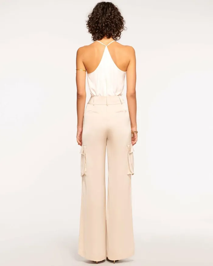 Women Rumer Wide Leg Cargo Pant Ivory Ramy Brook Pants Women Rumer Wide Leg Cargo Pant Ivory Ramy Brook Pants