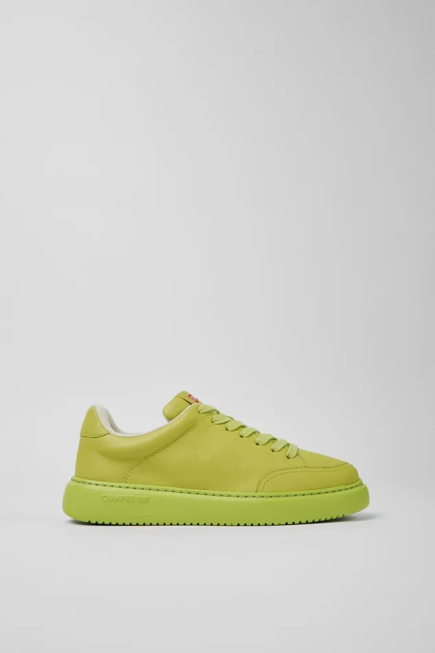 Women Runner K21 Green Leather Sneakers Camper Sneakers