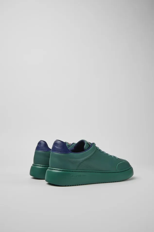 Women Runner K21 Green Leather Sneakers Camper Sneakers