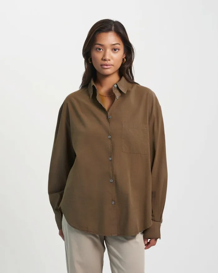 Women Shirts Colorful Standard Organic Oversized Shirt Faded Pink