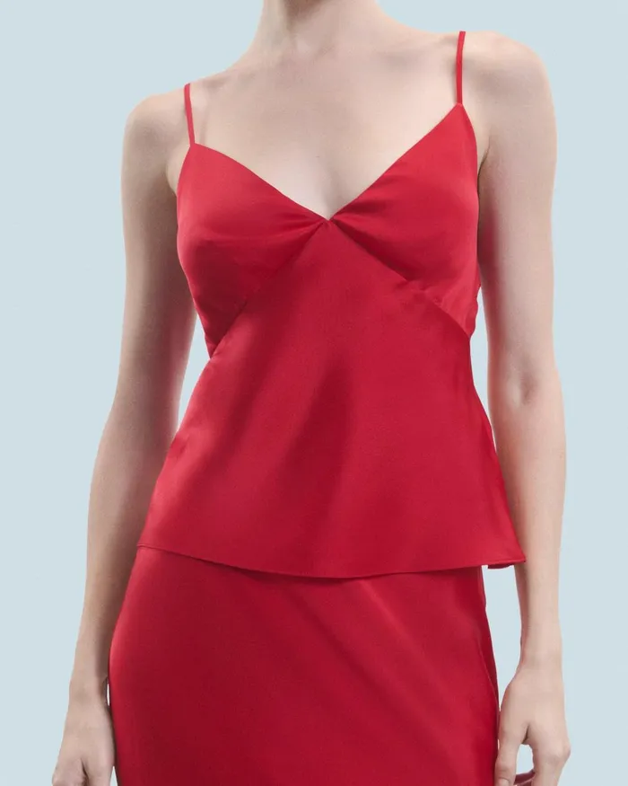 Women Shirts TShirts and Tops From Future Top Caraco Hot Red