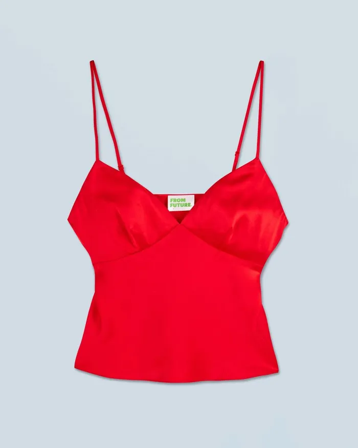 Women Shirts TShirts and Tops From Future Top Caraco Hot Red