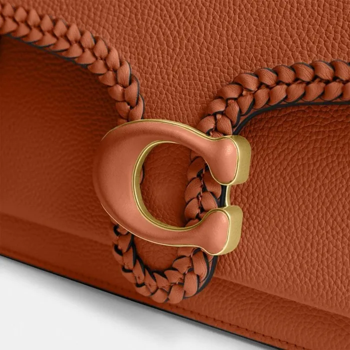 Women Shoulder Bags and Hobos Coach Tabby Shoulder Bag 26 With Braid Brassburnished Amber