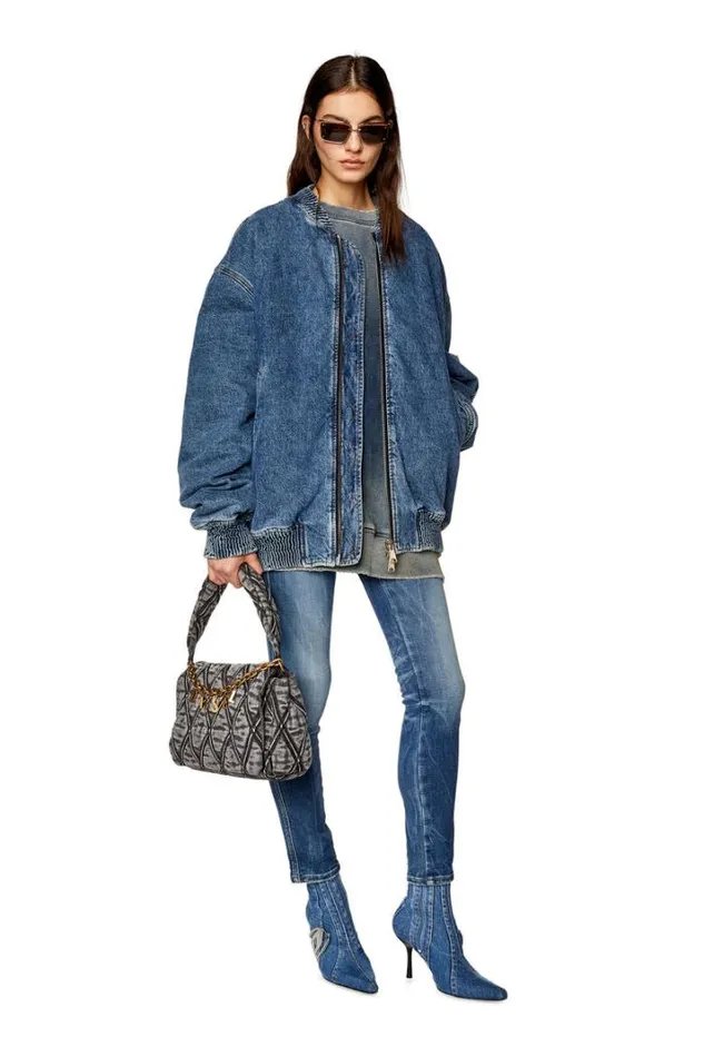 Women Skinny Jeans 2015 Babhila 09g30 Medium Blue Diesel Skinny