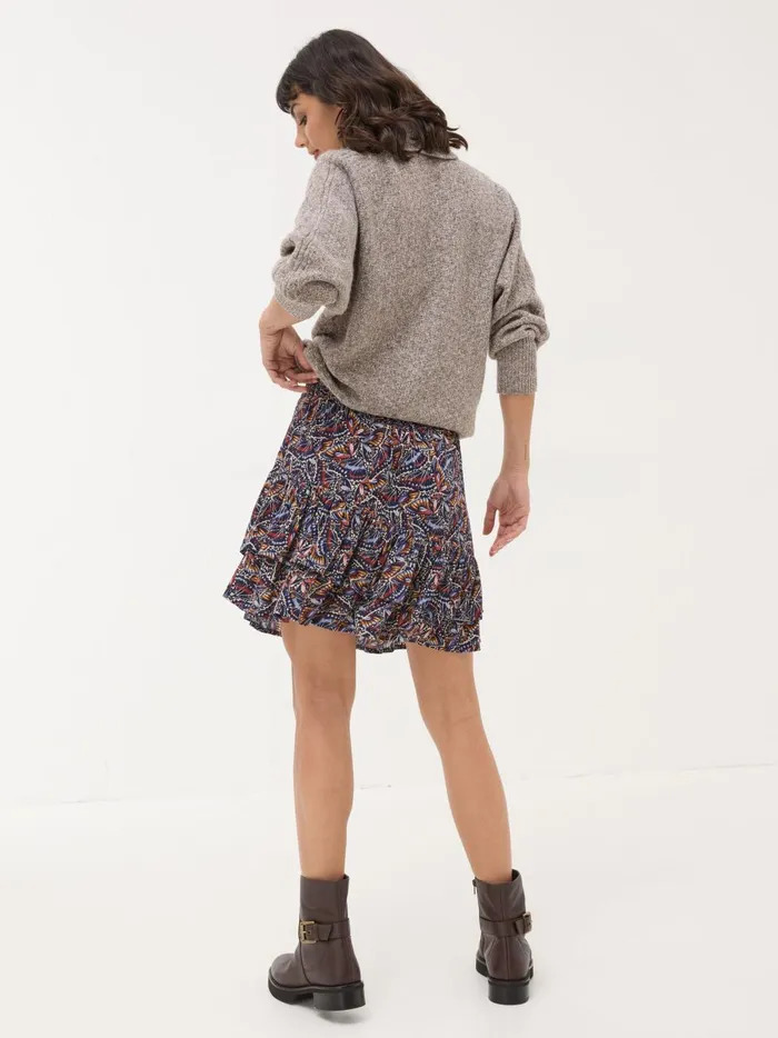 Women Skirts Fat Face Dark Navy Becca Skirt Women Skirts Fat Face Dark Navy Becca Skirt