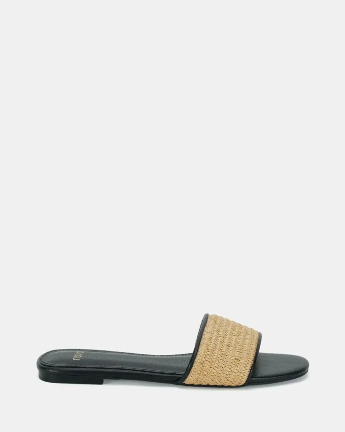 Women Slides NOVO Shoes SADELLA RAFFIA Sandals