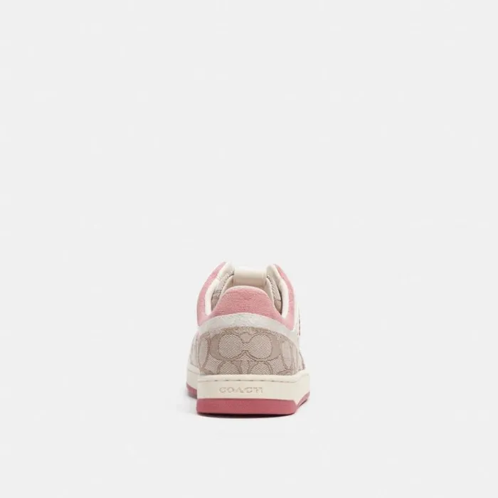 Women Sneakers Coach C201 Low Top Sneaker In Signature Bubblegumstone