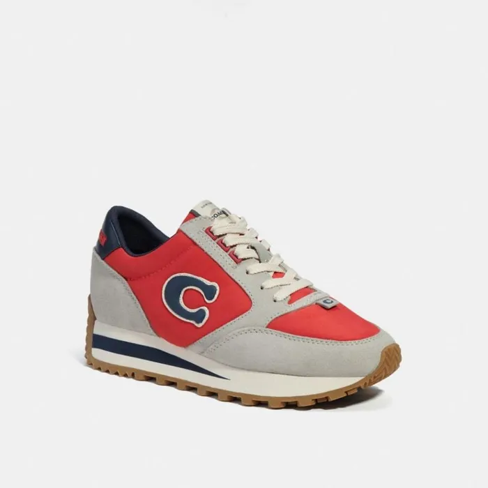 Women Sneakers Coach Runner Sneaker Sport Redmidnight Navy